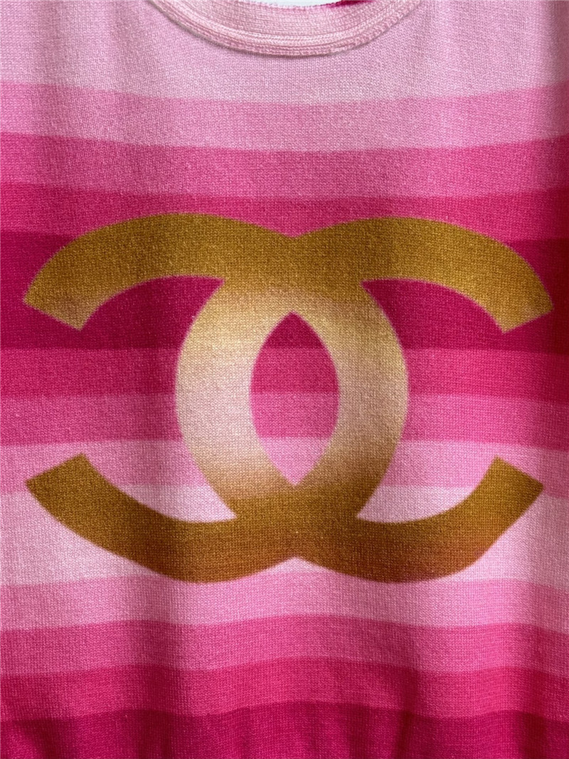 Ch**el pink logo vest