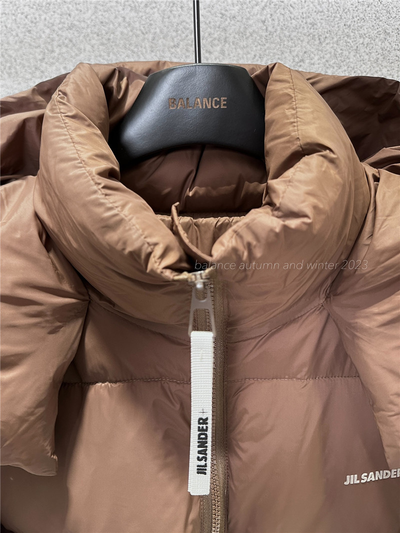 jil sander hooded down jacket