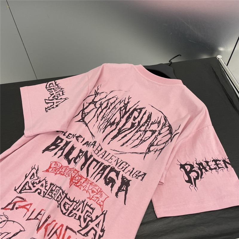 Ba1en*iaga new letter silhouette t-shirt