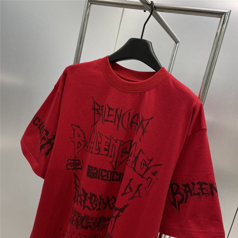 Ba1en*iaga new letter silhouette t-shirt