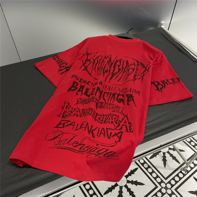 Ba1en*iaga new letter silhouette t-shirt