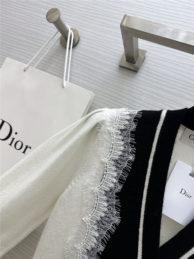 D10r lace cashmere cardigan
