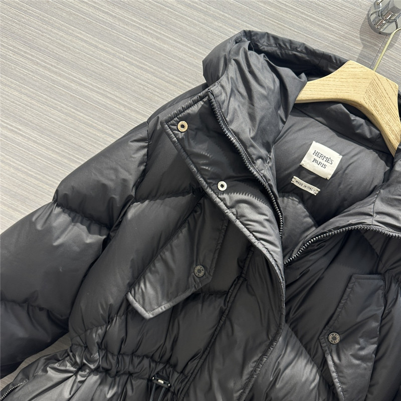 H**me5 long down jacket
