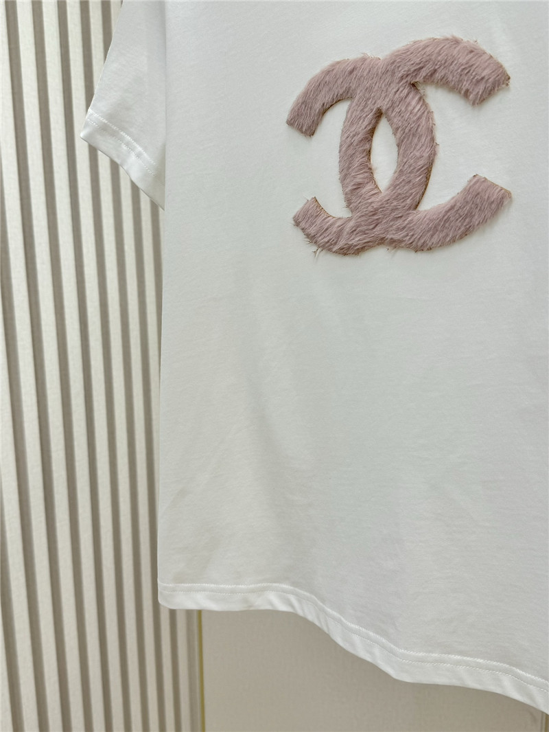 Ch**el round neck short sleeve t-shirt