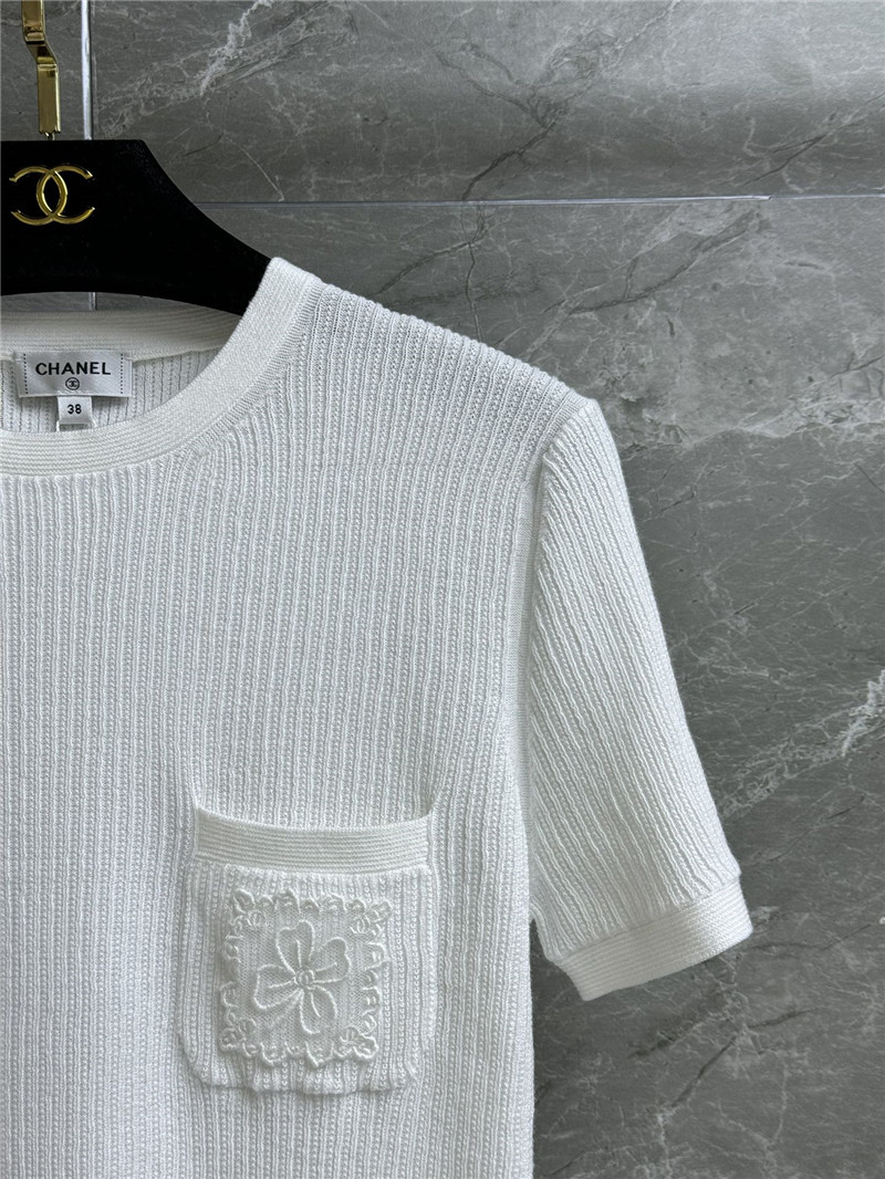 Ch**el floral pocket short sleeves