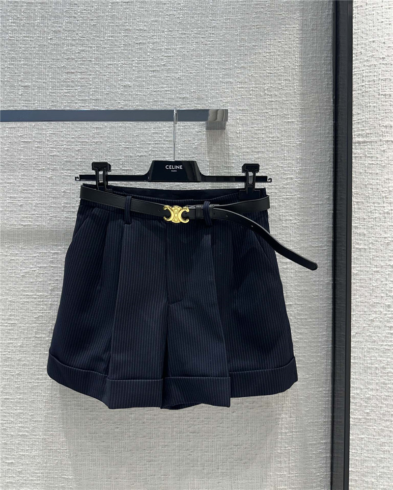 Ce1i*e new vertical striped suit shorts