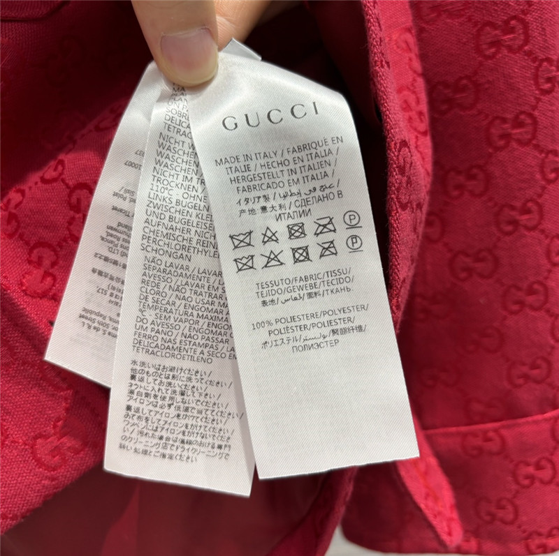 Gvc*1 double g presbyopia jacquard lapel jacket