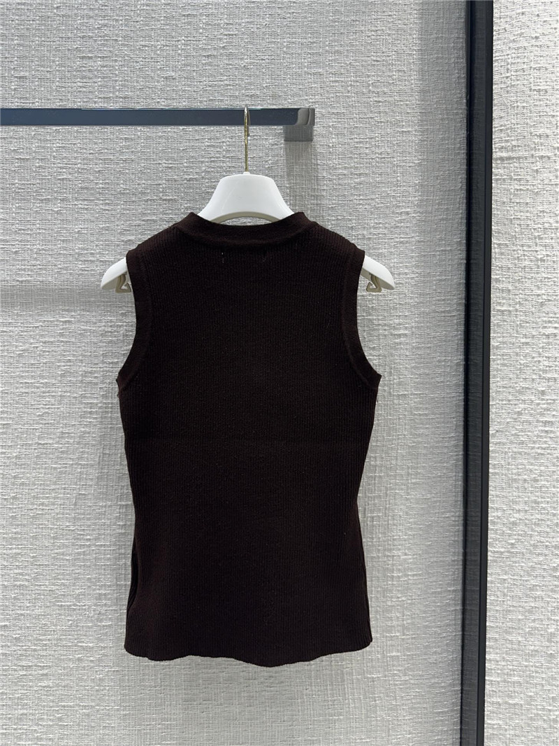 Pra*a temperament v-neck zipper slim knitted top