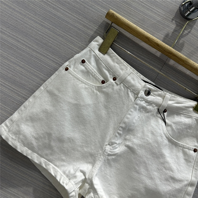 A1exa*der wang letter embroidered denim skirt