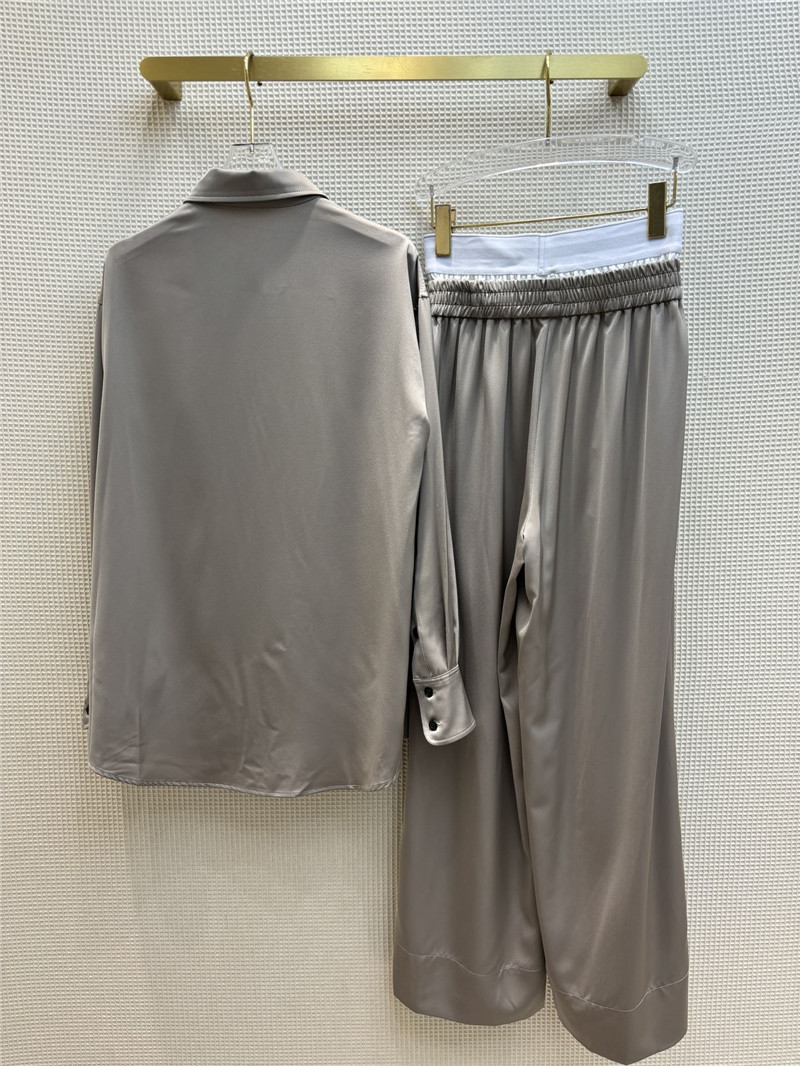 A1exa*der wang long-sleeved shirt + trousers suit