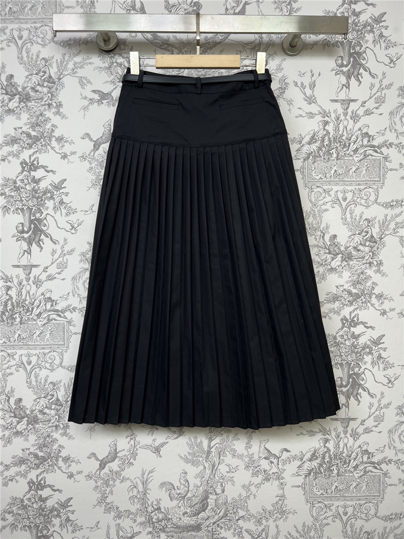 D10r new pleated midi skirt