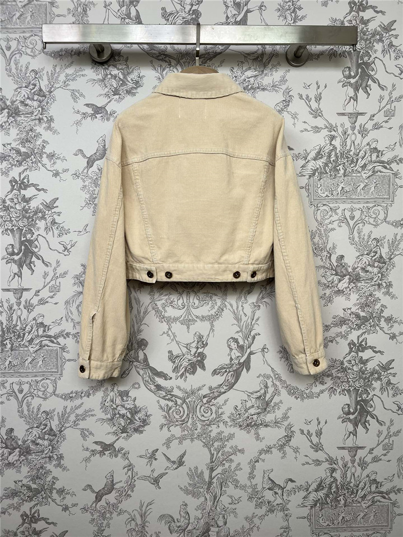 M1um1u new corduroy jacket and shorts set