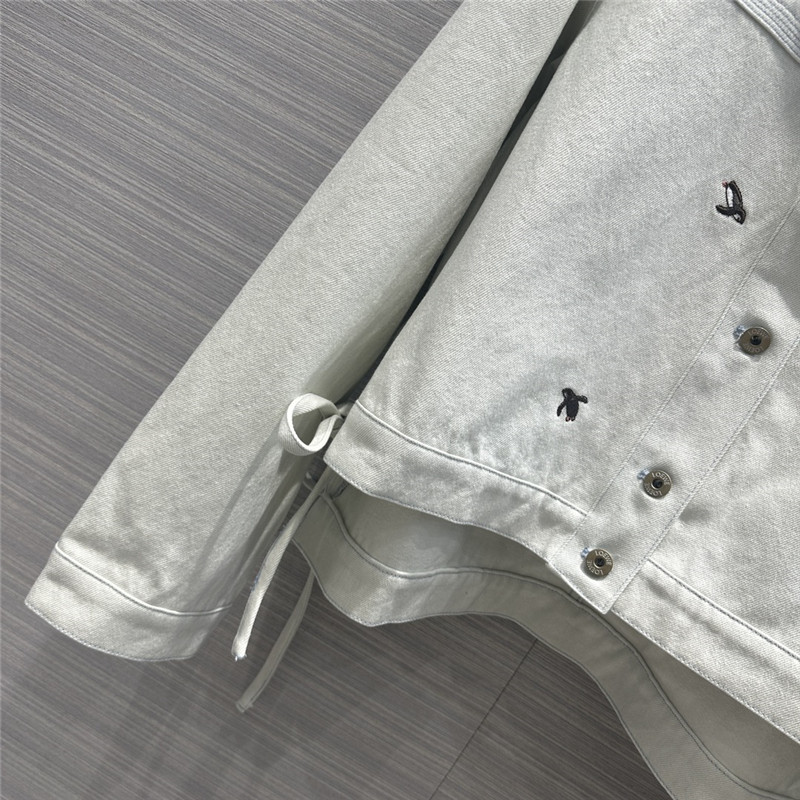 L0ew* bleached denim jacket