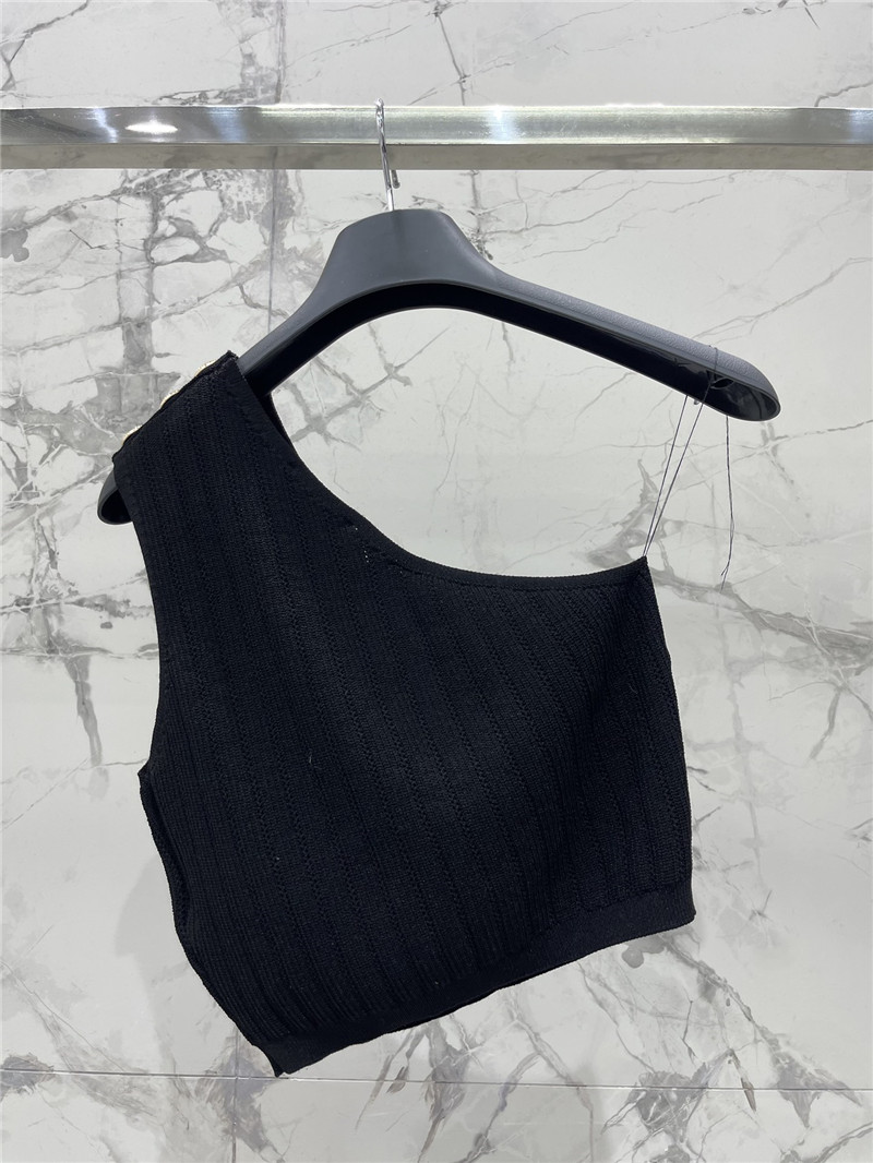 Balmain one-shoulder camisole