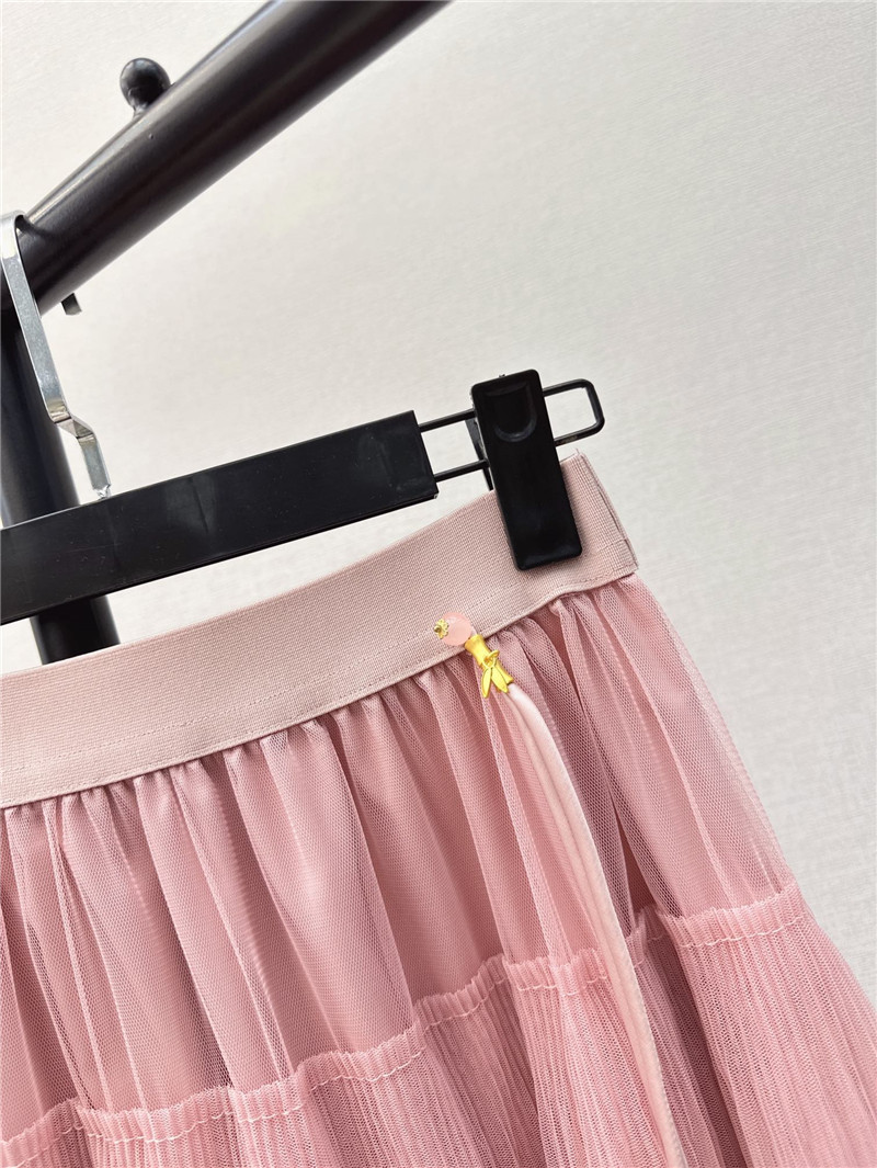 M1um1u new heavy layered mesh skirt