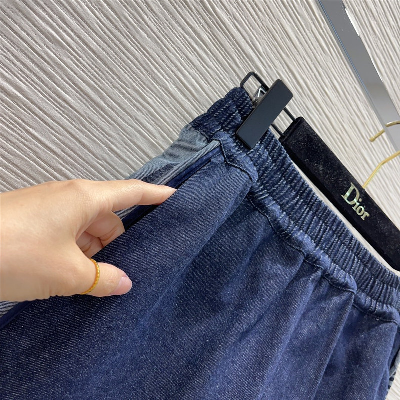 D10r retro denim hooded sweatshirt + shorts set
