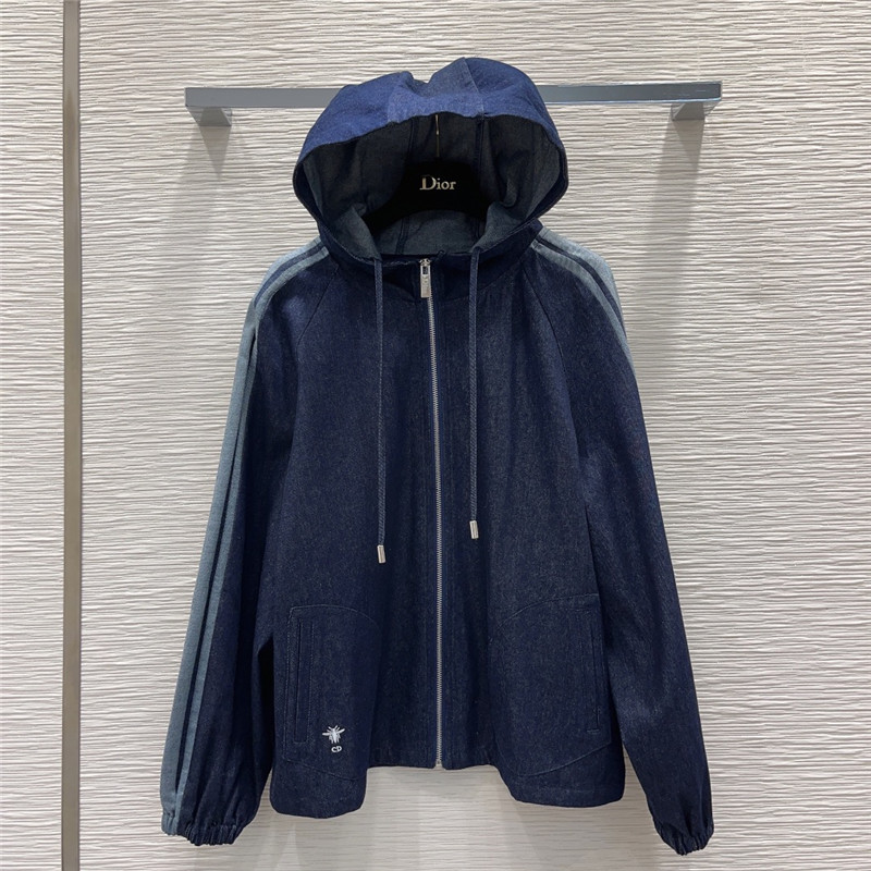 D10r retro denim hooded sweatshirt + shorts set