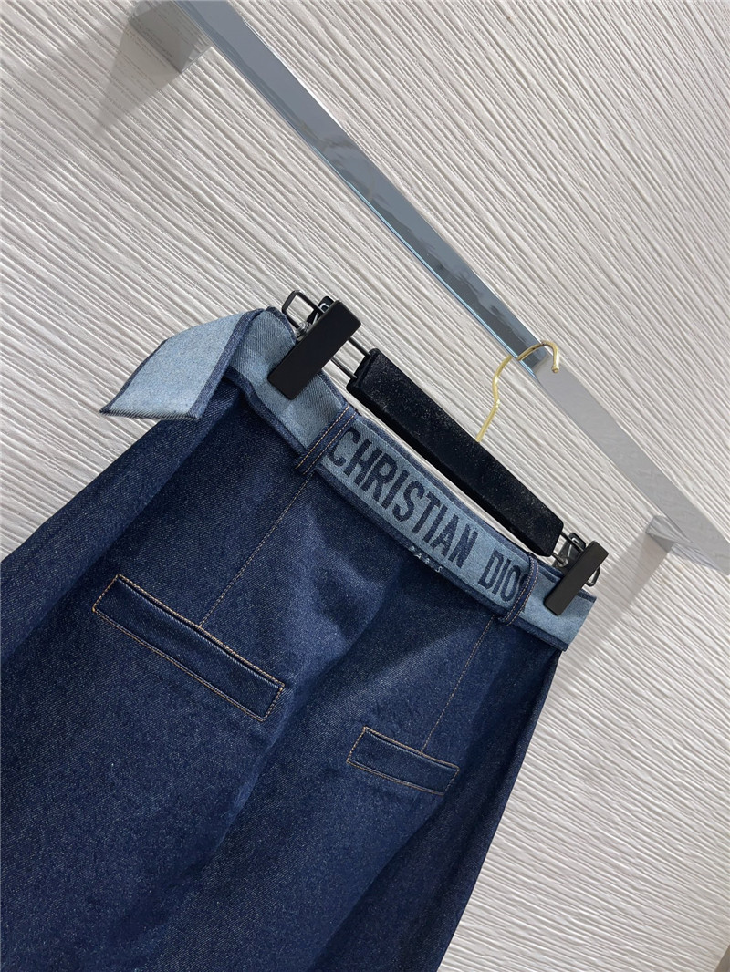 D10r retro denim multi-layer skirt