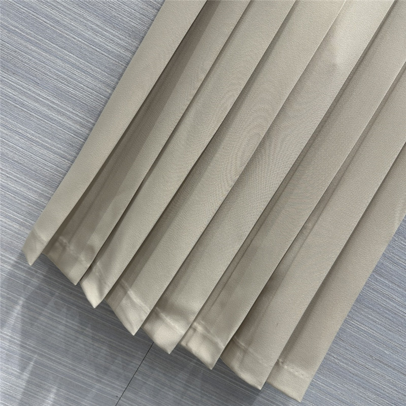 M1um1u retro british preppy mid-length pleated skirt