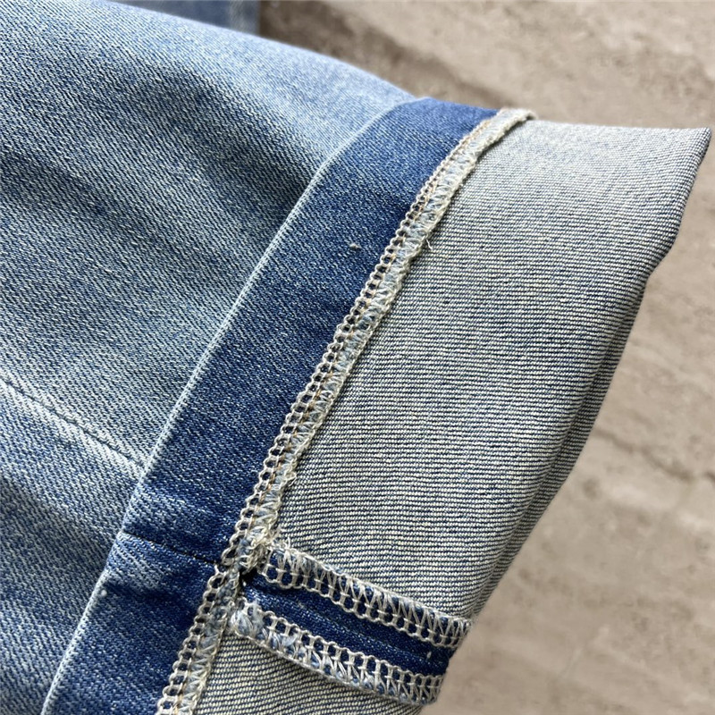 M1um1u cuffed rhinestone bootcut jeans