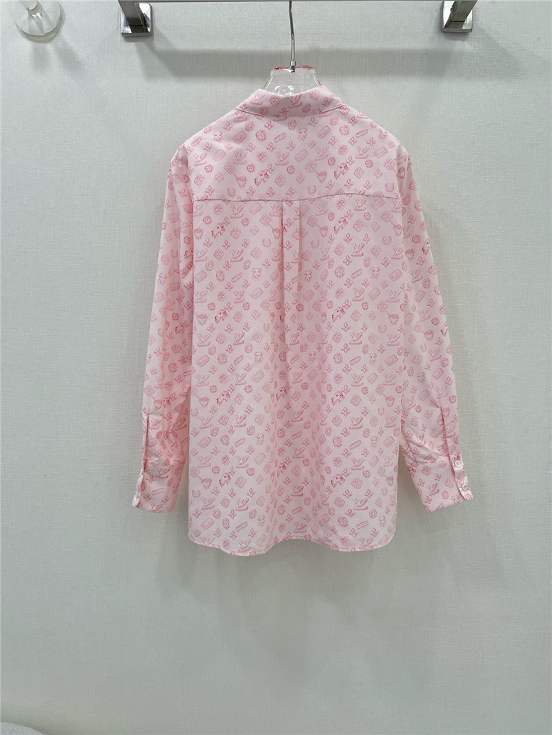 l0vis Vvtt0n lv presbyopic coin full logo long-sleeved shirt