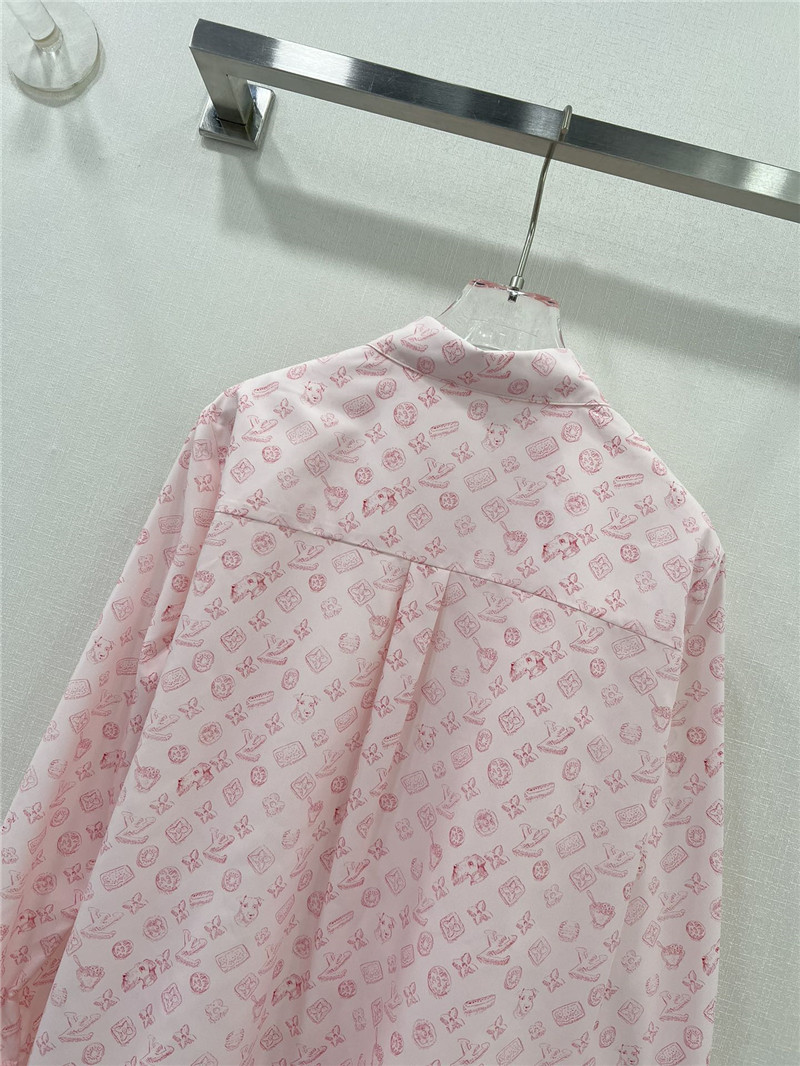 l0vis Vvtt0n lv presbyopic coin full logo long-sleeved shirt