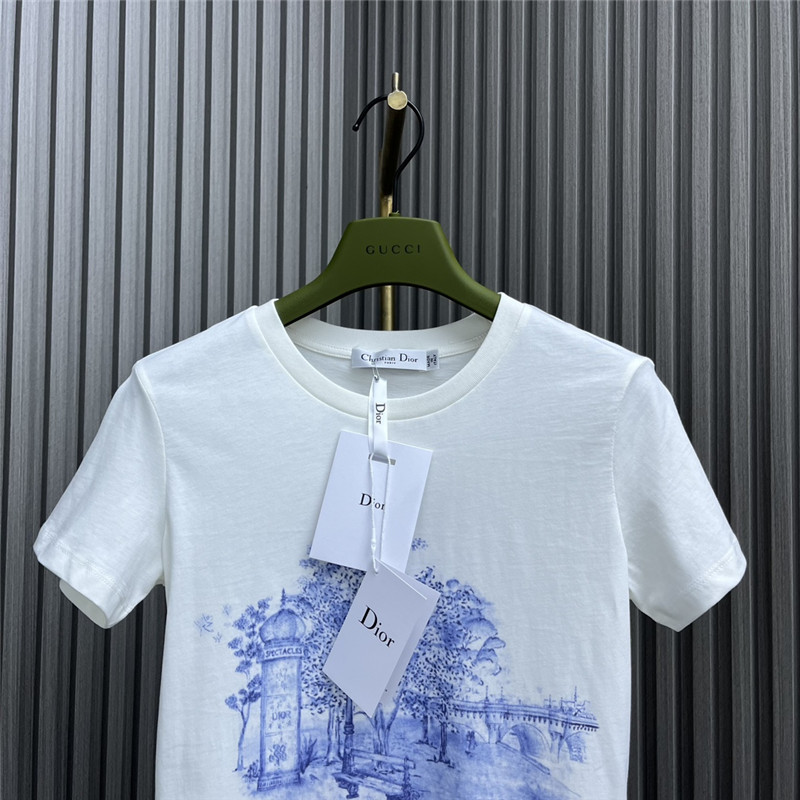 D10r embroidered printed t-shirt