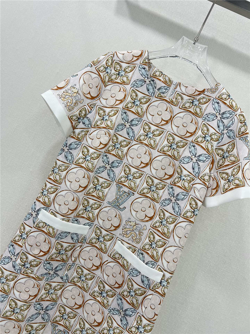 l0vis Vvtt0n lv premium printed dress