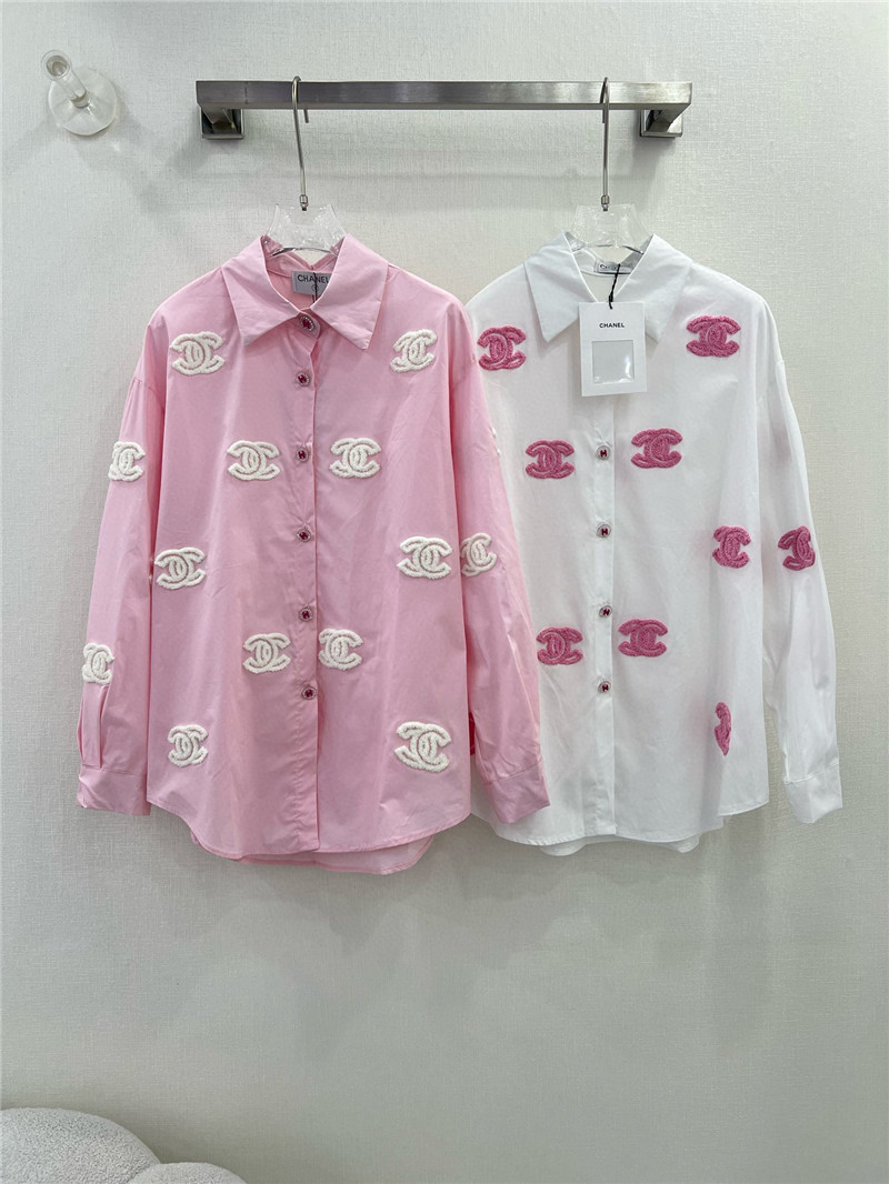 Ch**el contrast towel logo shirt