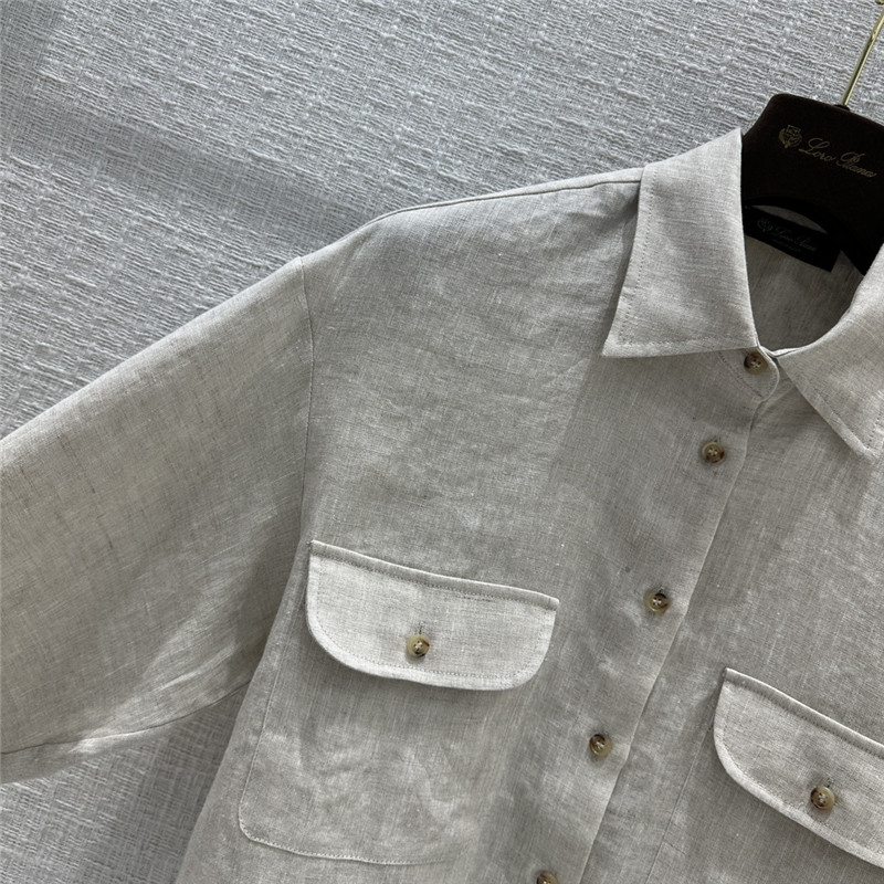 L0r0 P1ana new linen shirt