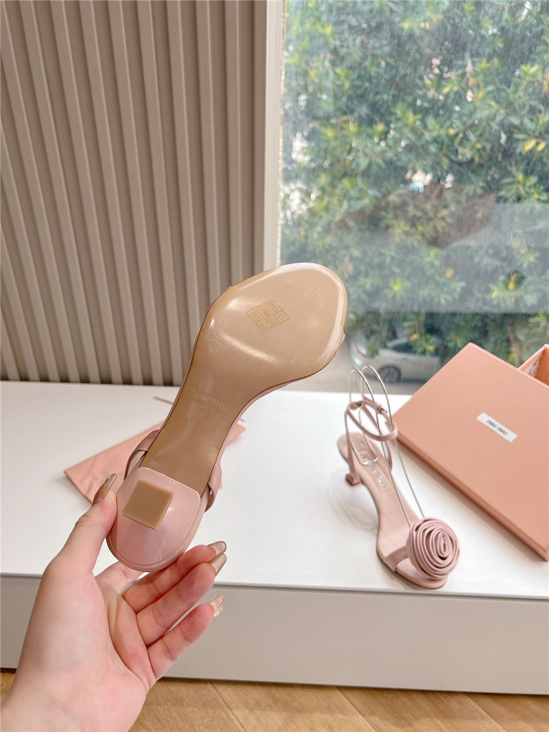 M1um1u rose high heels