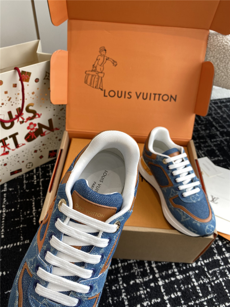 l0vis Vvtt0n lv run away sneakers in denim blue