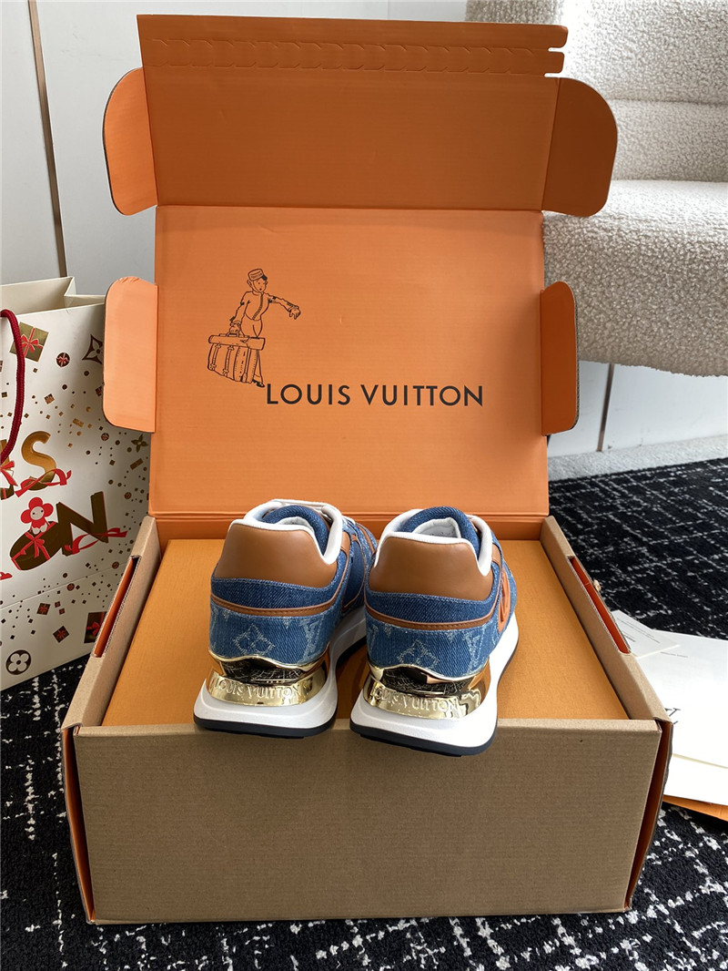 l0vis Vvtt0n lv run away sneakers in denim blue