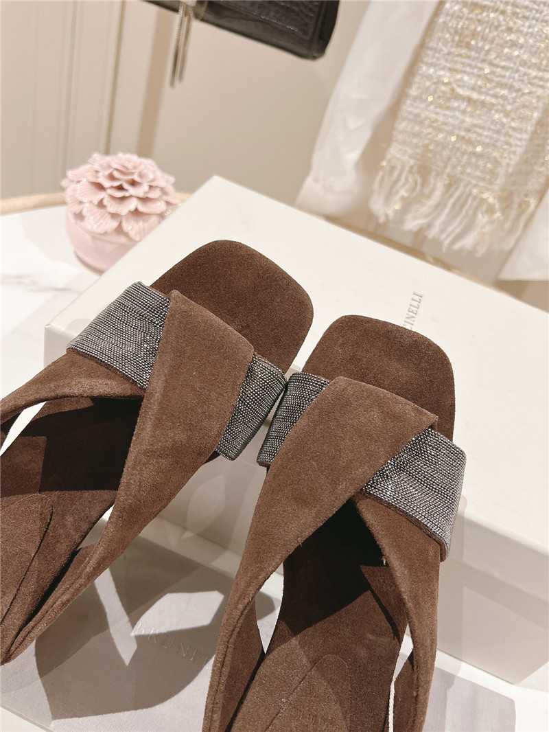 bc steel D1am0nd wedge slippers