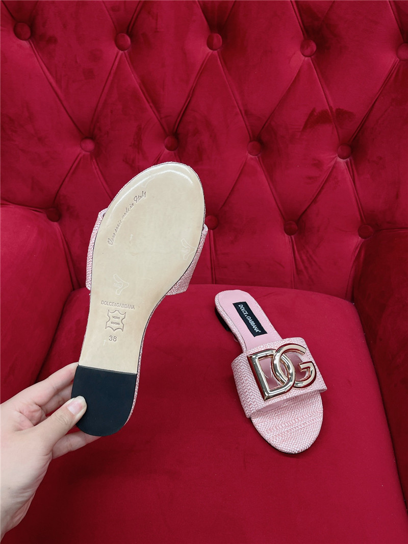 Dolce & Gabbana d&g new flat slippers