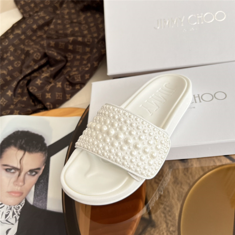J1m*y Ch00 pearl slippers