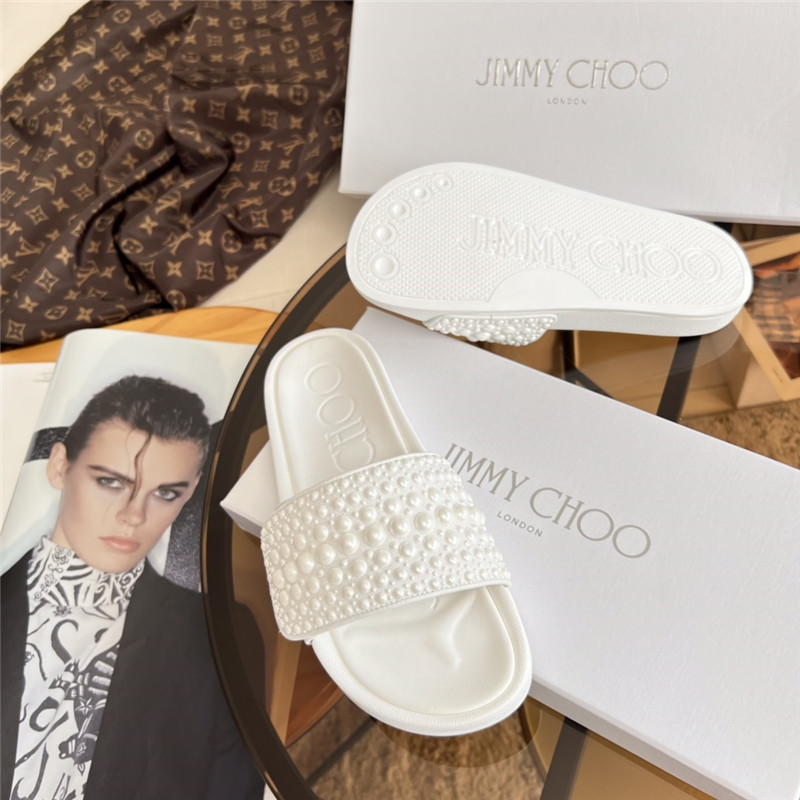 J1m*y Ch00 pearl slippers
