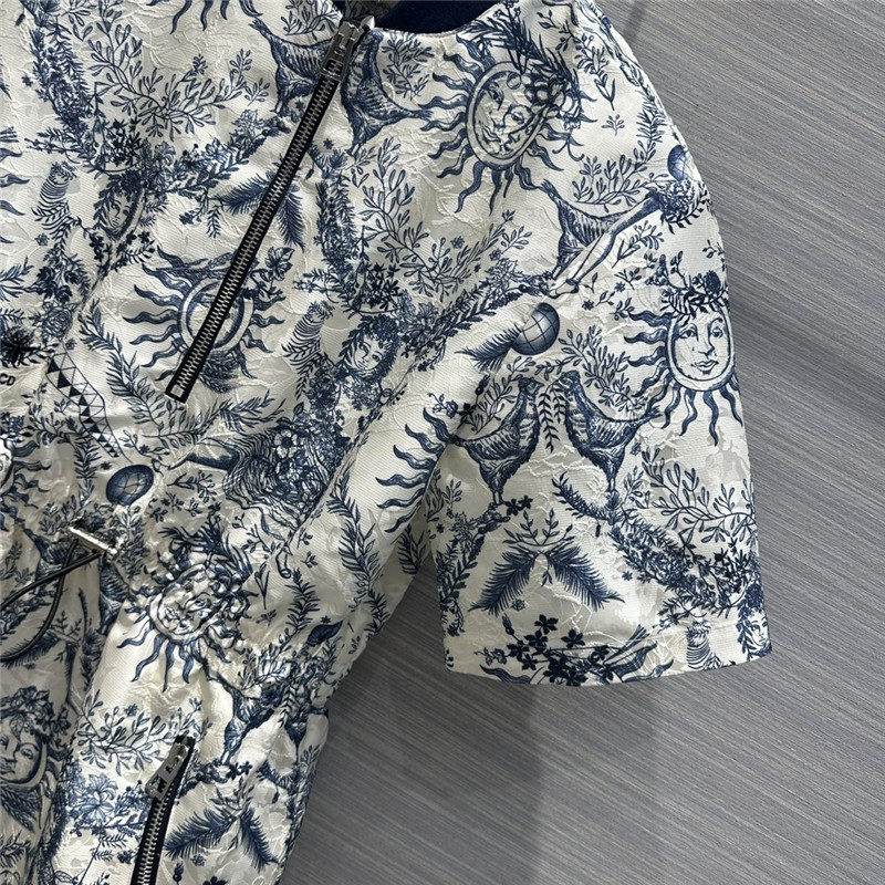 D10r sun god positioning print pattern oblique jacquard dress