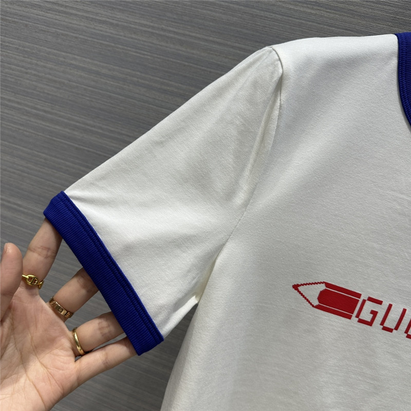 Gvc*1 pencil letter print graphic cotton t-shirt