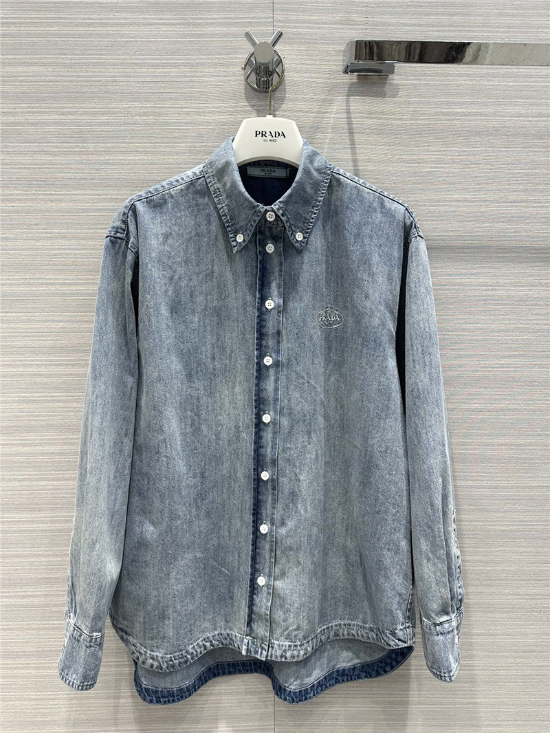 Pra*a premium denim shirt