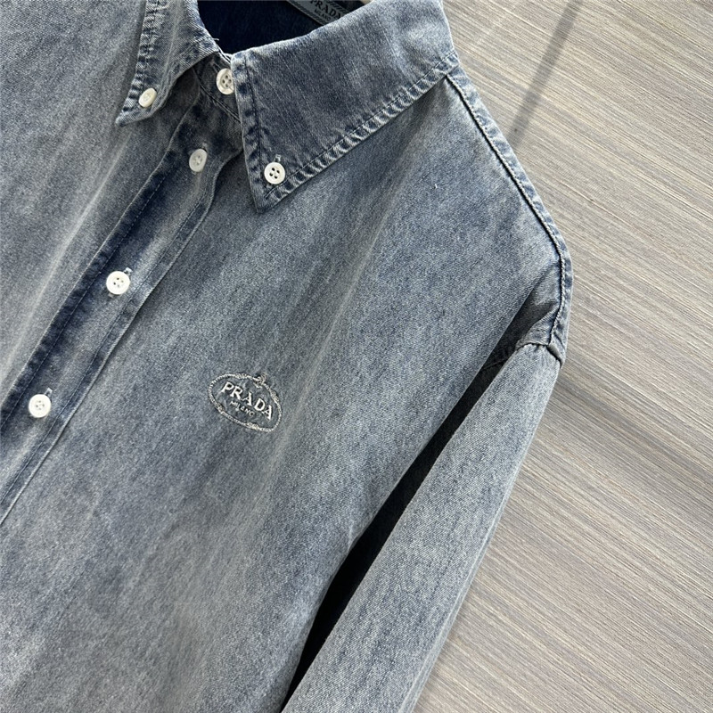 Pra*a premium denim shirt