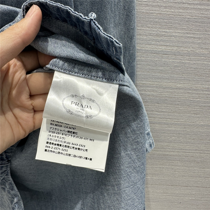 Pra*a premium denim shirt