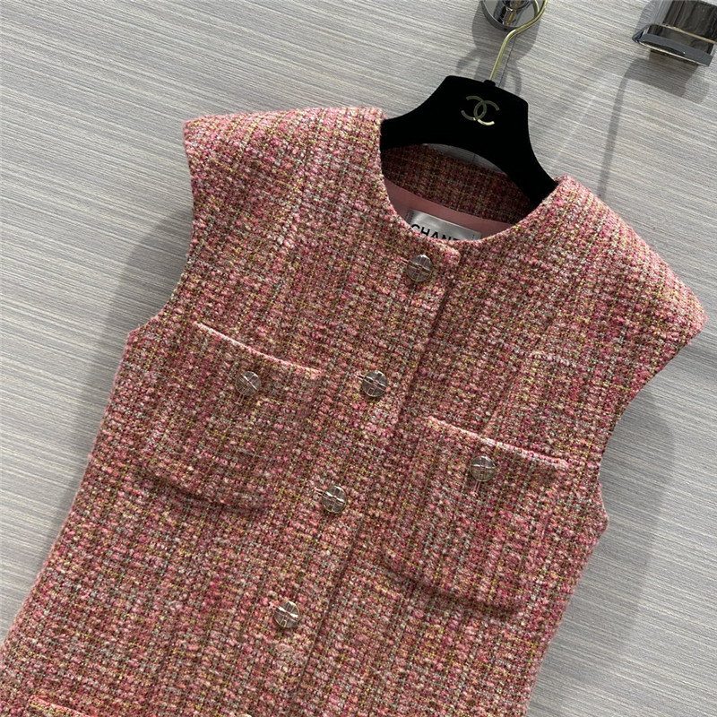 Ch**el long vest jacket