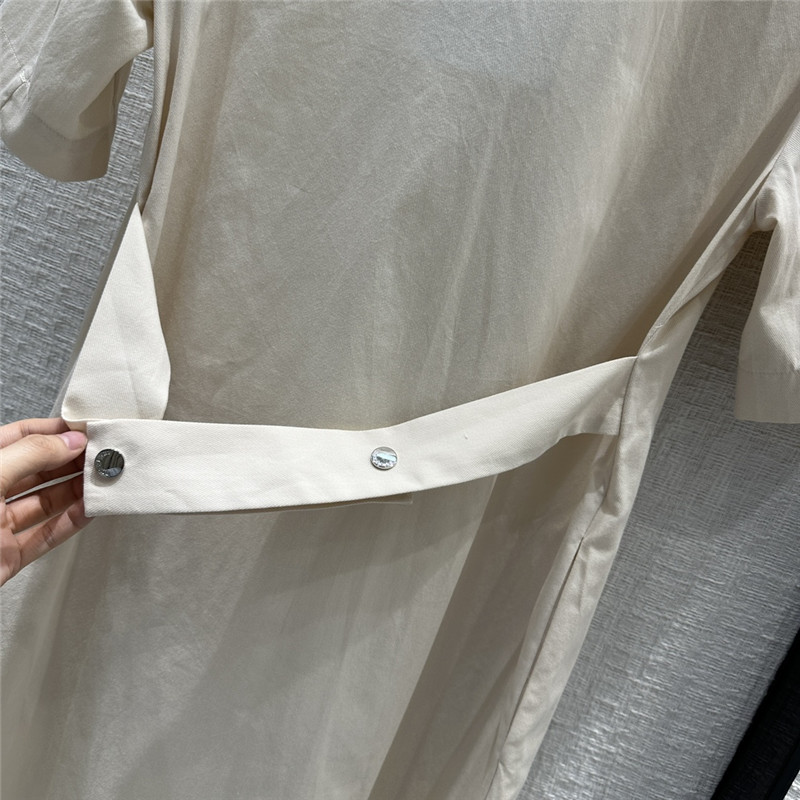 Bv*b*rry war horse embroidered shirt dress