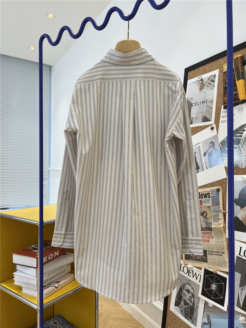 M1um1u new oversize striped shirt