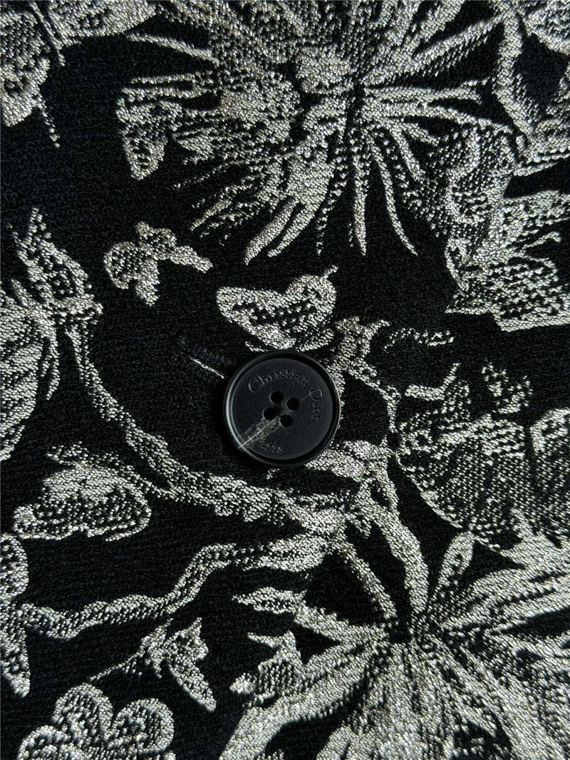 D10r butterfly jacquard short-sleeved jacket
