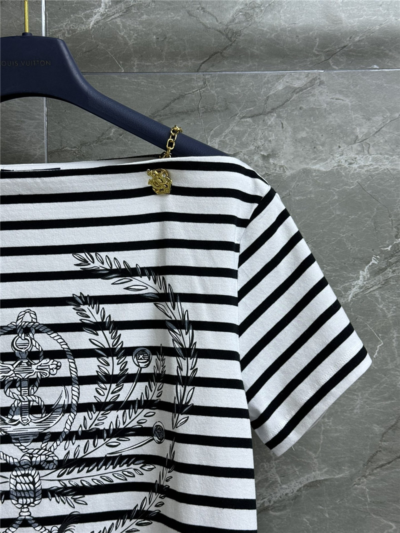 l0vis Vvtt0n lv striped short sleeves