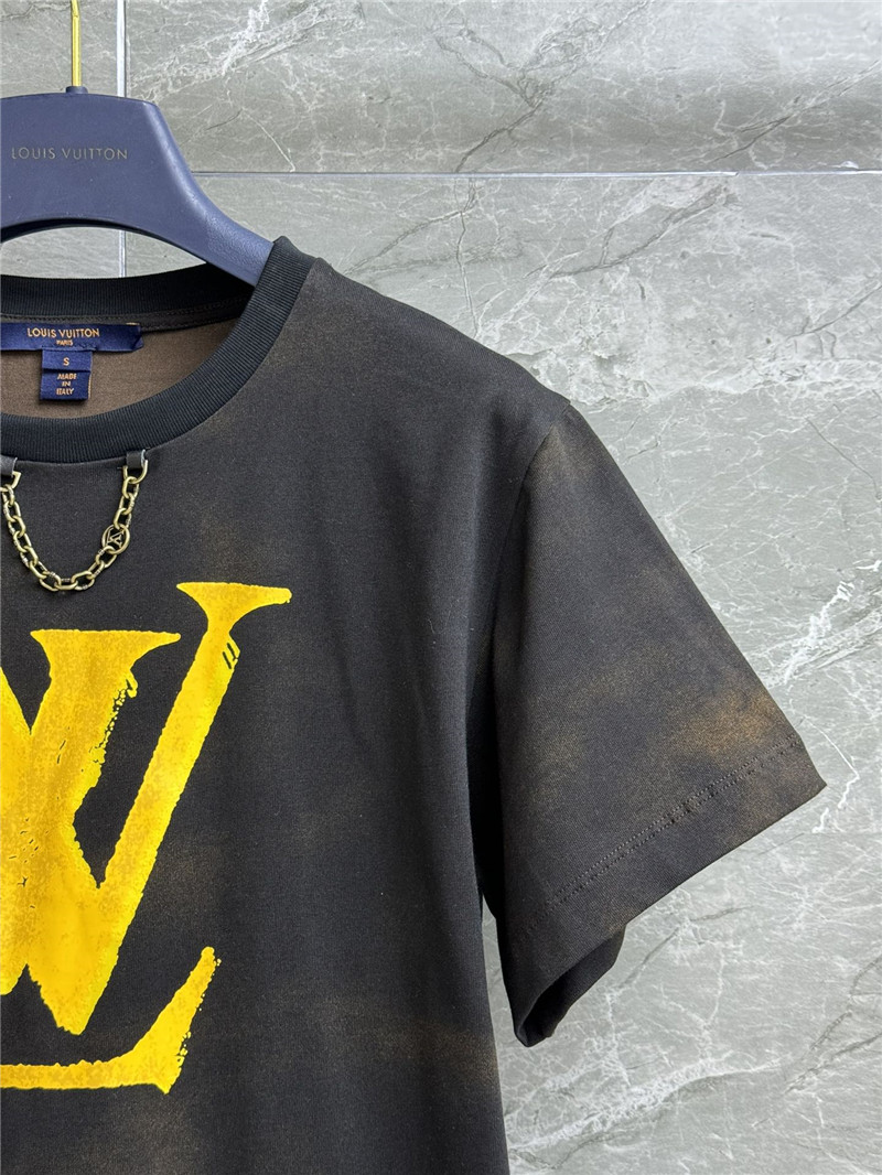 l0vis Vvtt0n lv tie dye printed logo t-shirt