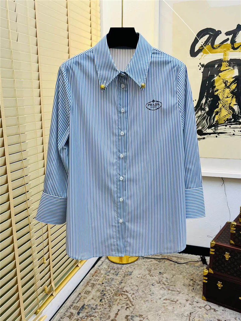 Pra*a striped shirt