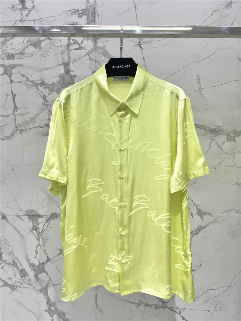 Ba1en*iaga jacquard short-sleeved suit